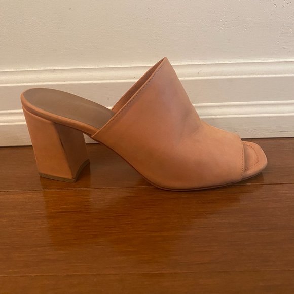 Peach Maryam Nassir Zader Slide on Sandals - Picture 2 of 4